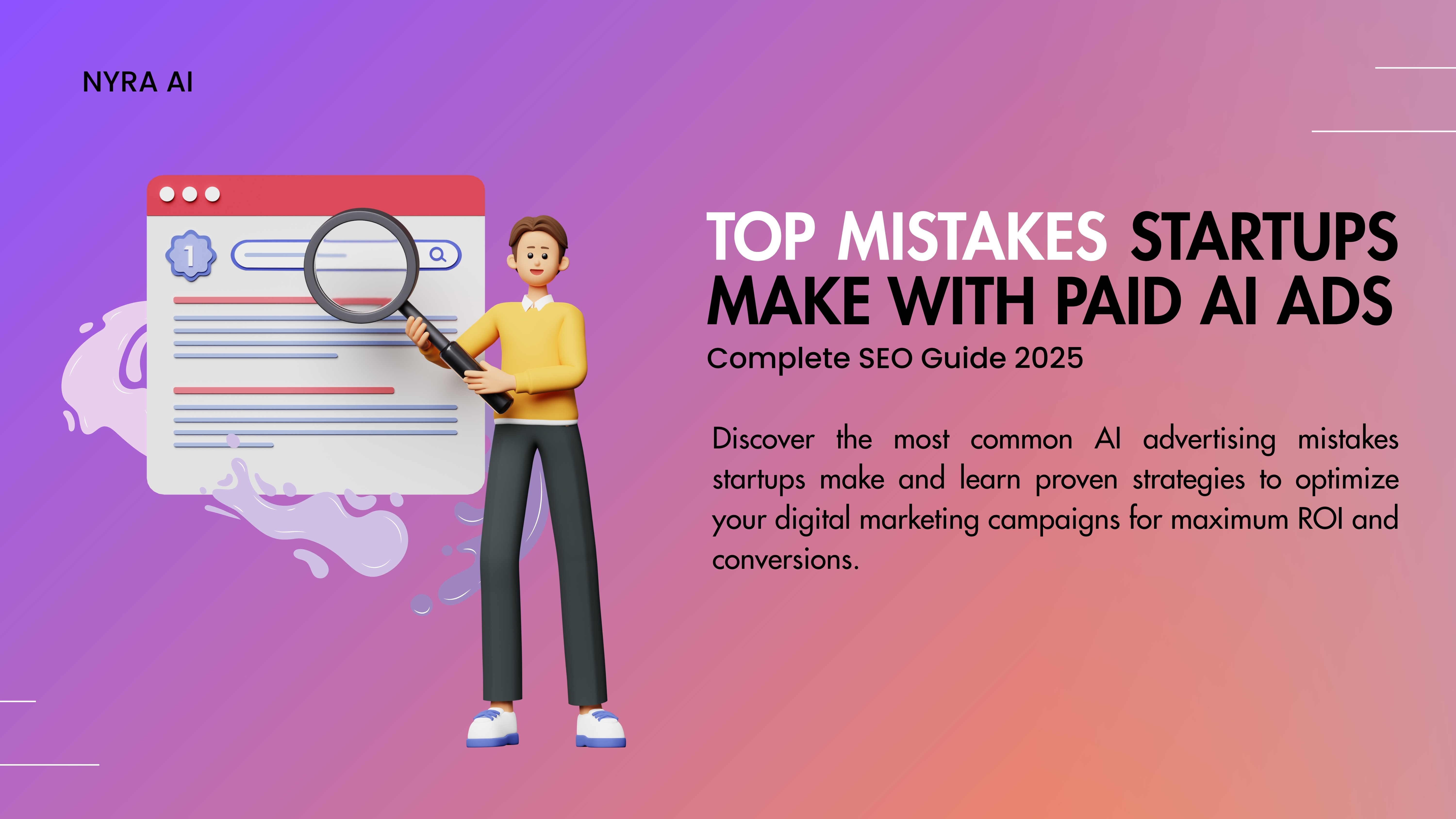 Top Mistakes Startups Make With Paid AI Ads: Complete SEO Guide 2025
